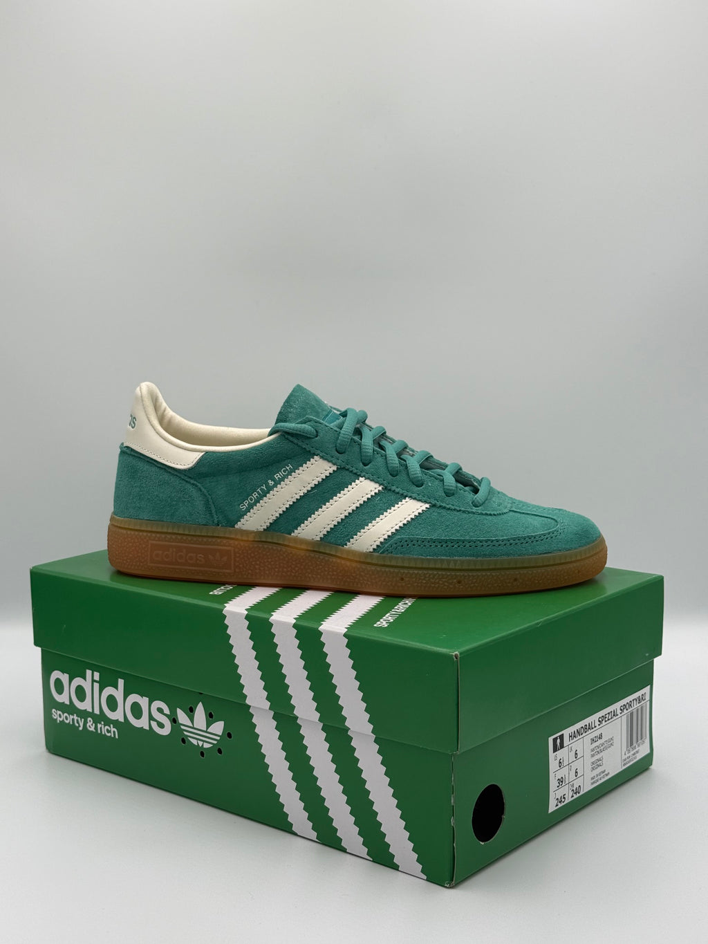 Adidas Handball Spezial Sporty & Rich, IH2148, Panton/CWhite/Gum2 - Size UK6