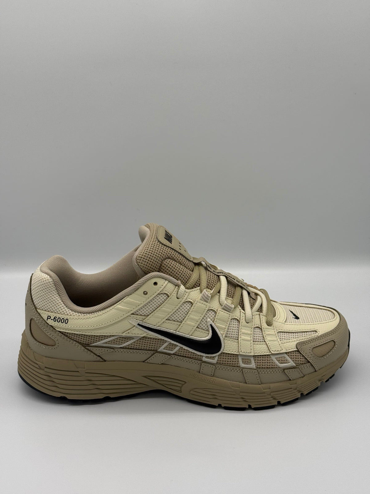 Nike P-6000 PRM, IH8042 100, Coconut Milk/Black-Beach - Size US11