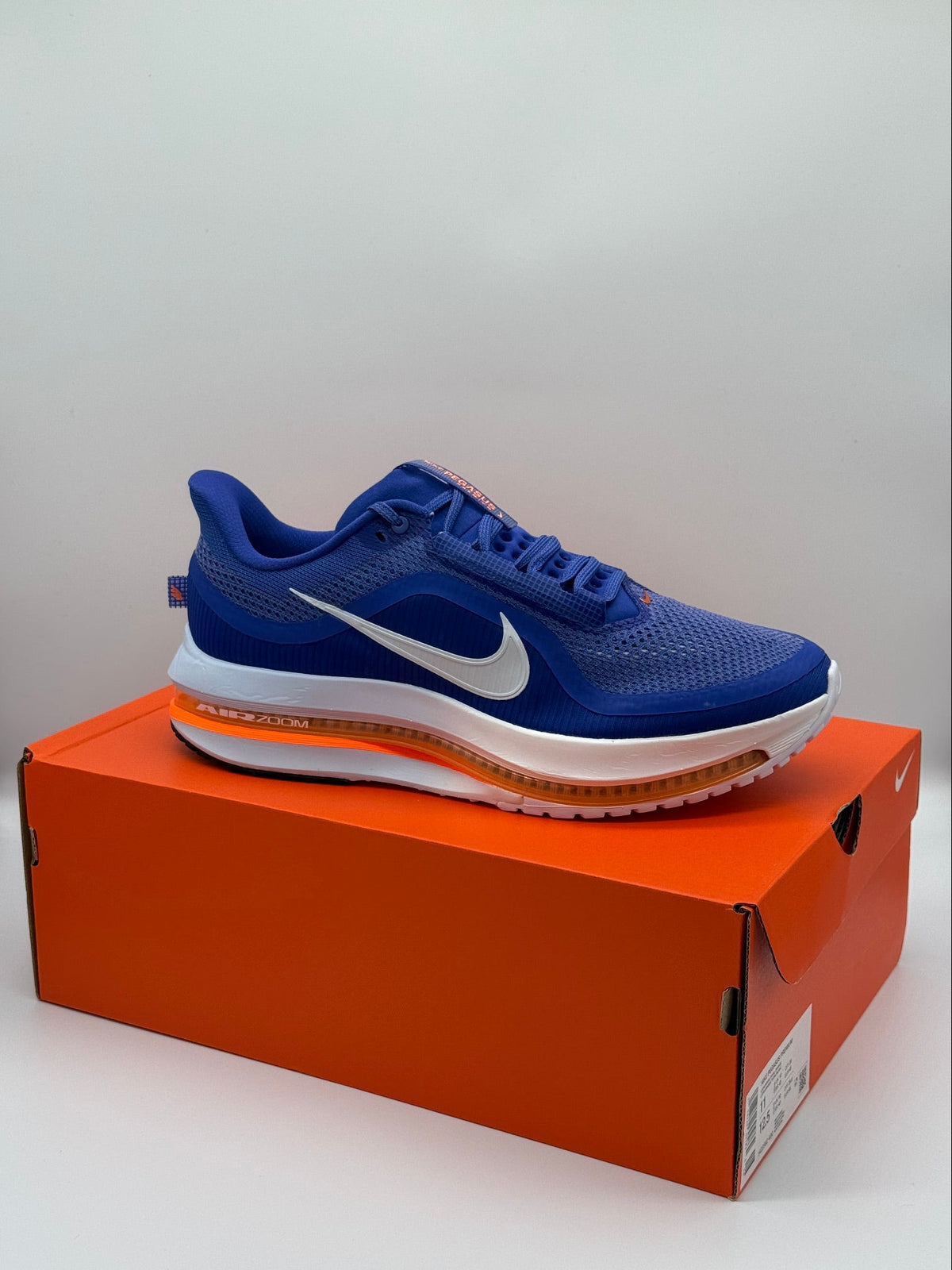 Nike Pegasus Premium, HQ2592 400, Lapis/White-Total Orange - Size US11
