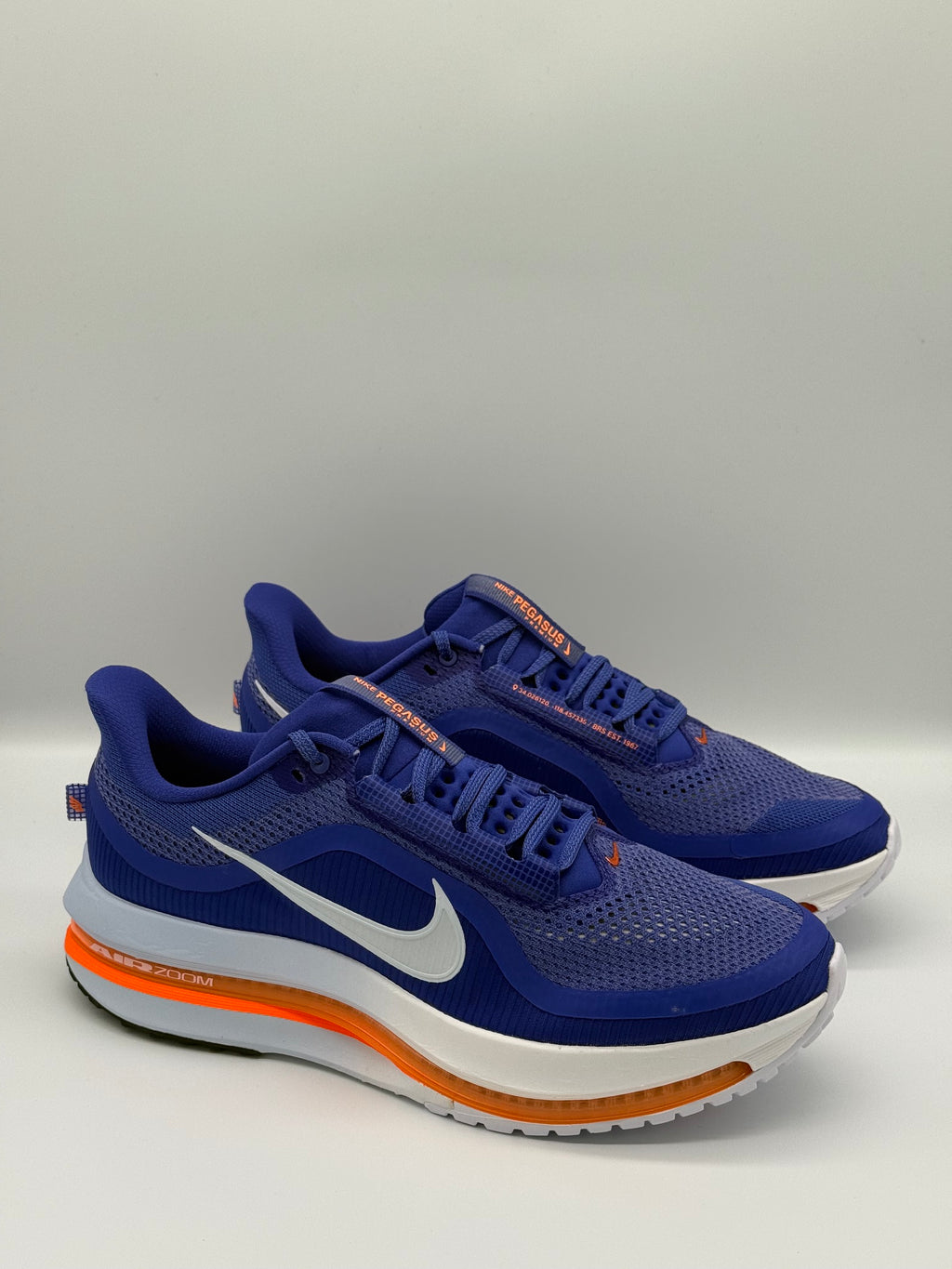 Nike Pegasus Premium, HQ2592 400, Lapis/White-Total Orange - Size US11
