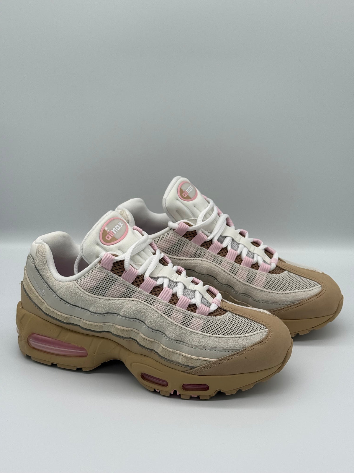 Women's Nike Air Max 95 Big Bubble, IB6396 201, British Khaki/Phantom-Linen - Size US8.5