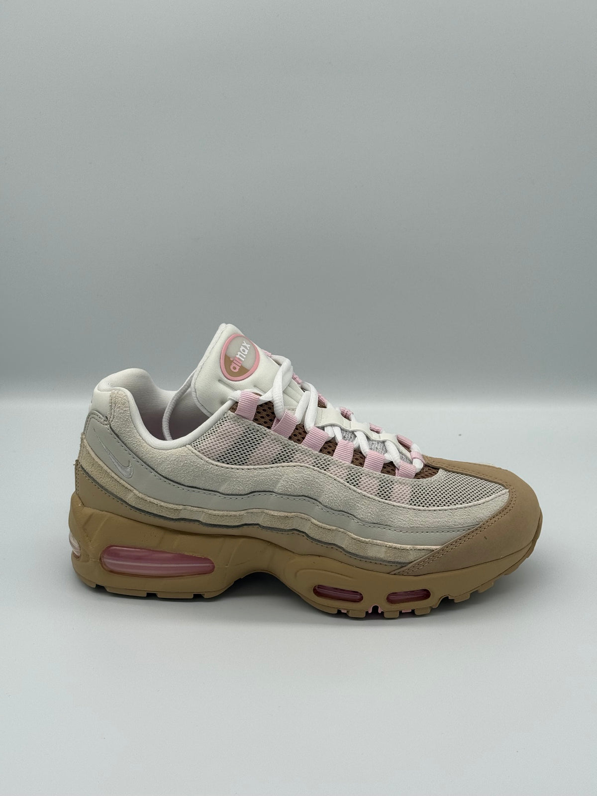 Women's Nike Air Max 95 Big Bubble, IB6396 201, British Khaki/Phantom-Linen - Size US8.5