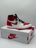 Air Jordan 1 Retro High OG, 555088 161, White/University Red/Black - Size US10.5