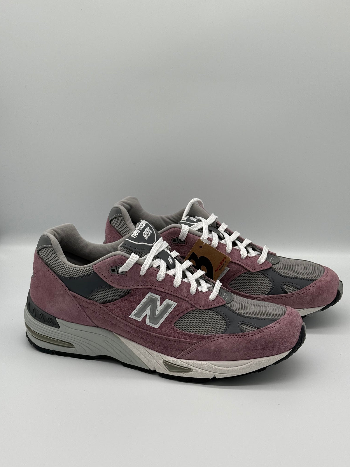 New Balance 991, M991PGG, Wistful Mauve/Alloy/Smoked Pearl - Size US11
