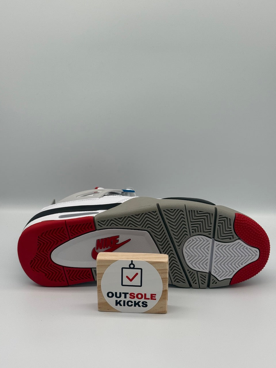 Air Jordan 4 Retro SE, CI1184 146, White/Military Blue-Fire Red - Size US10.5