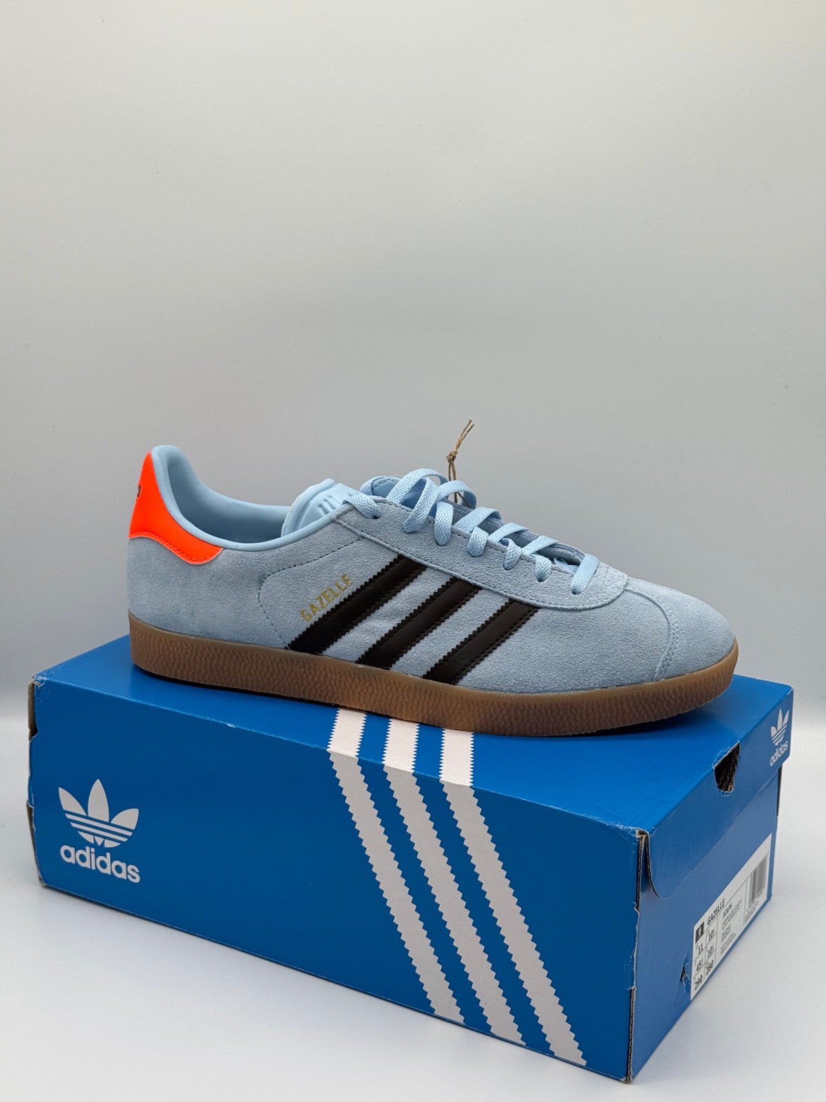 Adidas Gazelle, JI2076, Clearsky/CBlack/Gum2 - Size US11