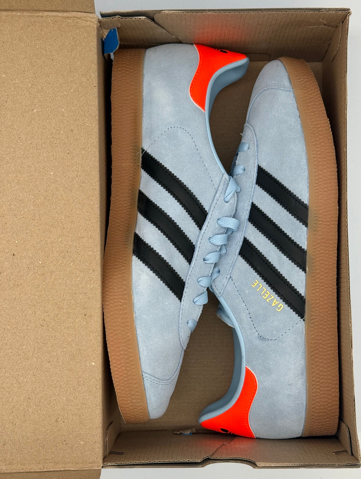 Adidas Gazelle, JI2076, Clearsky/CBlack/Gum2 - Size US11
