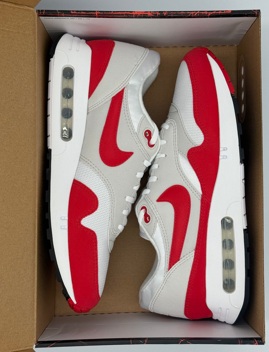 Nike Air Max 1 '86 OG, DQ3989 100, White/University Red - Size US11