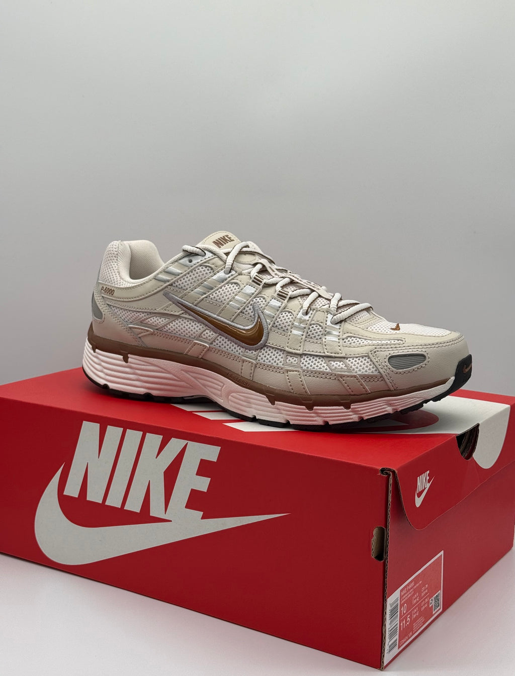 Nike P-6000, CD6404 106, LT Orewood BRN/LT British Tan- Size US10